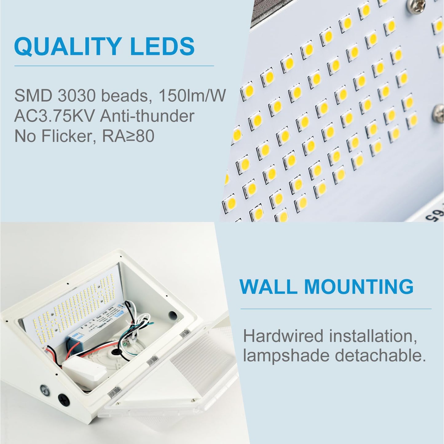 Lightdot 8Pack 200W Led Wall Pack Lights  100-277V Dusk To Dawn With Photocell | 30000Lm(150Lm/W) 5000K Ip65 Outdoor Exterior Lighting Fixture  Energy Saving|5-Yrs Warranty  Etl White(Height:15~30Ft)