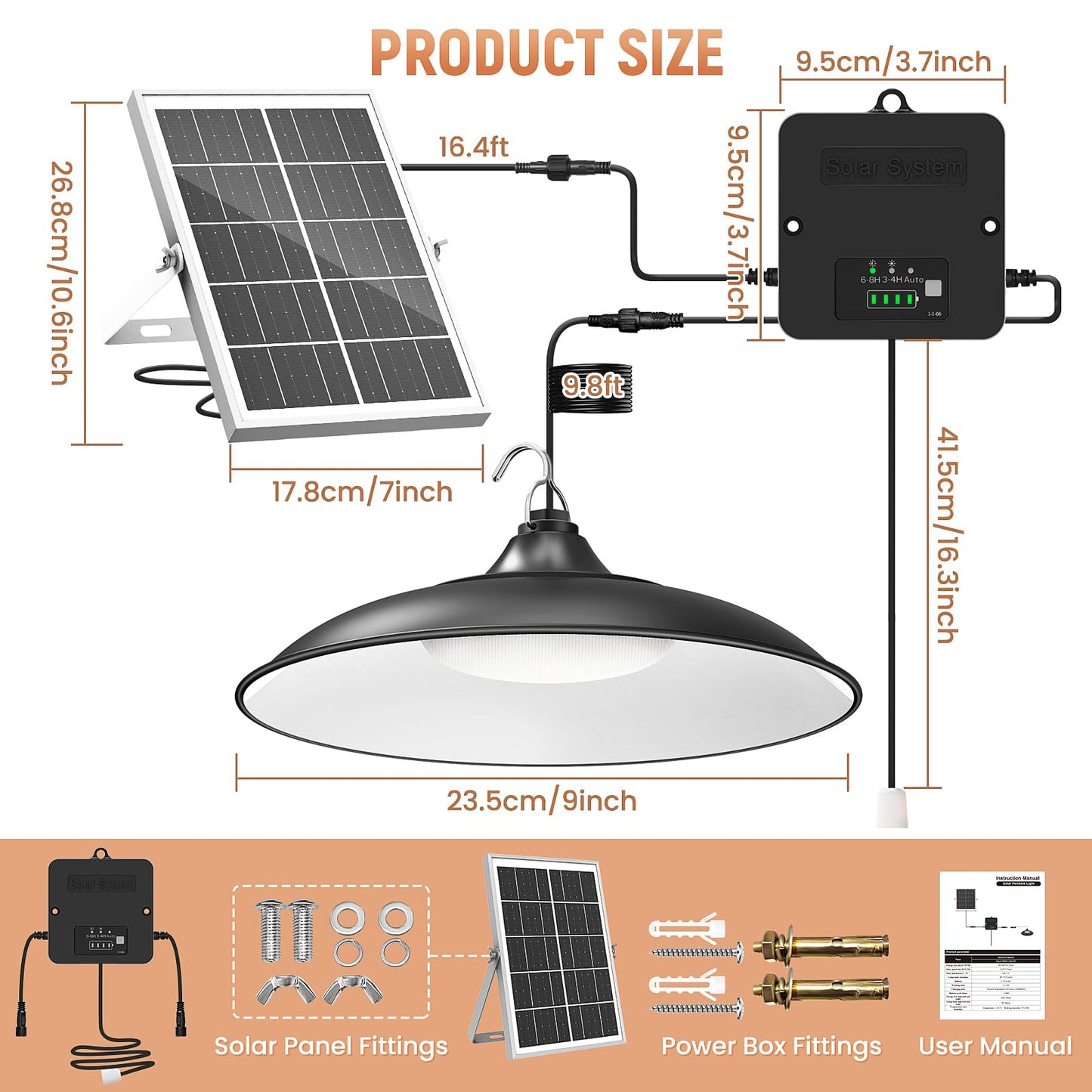 Apilab Solar Shed Light Indoor Outdoor  2000Lm Daytime Available Pendant Light With Pull String  Dusk To Dawn  3 Lighting Modes Solar Lights Indoor  Ip65 Waterproof For Barn  Gazebo  Shop  Garage