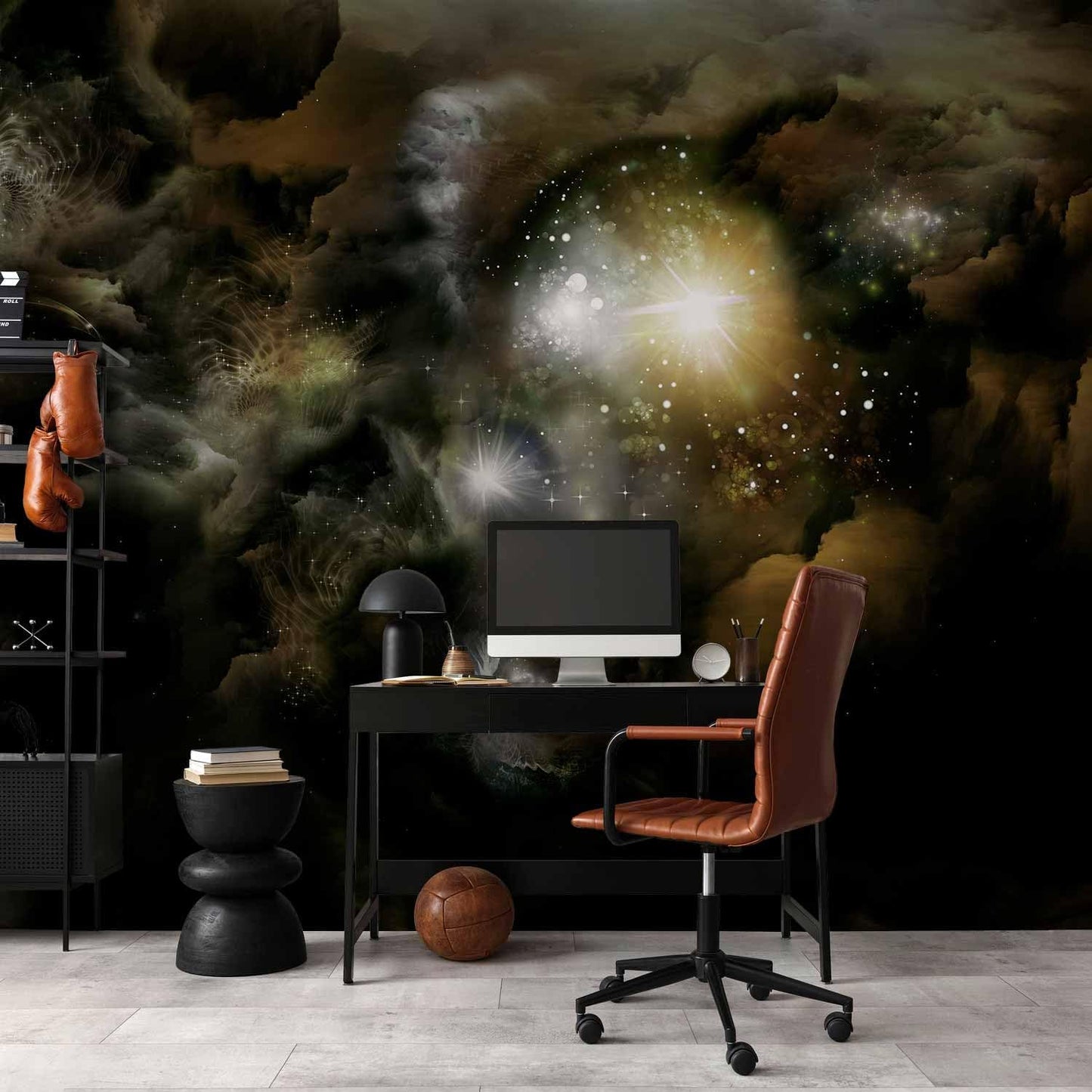artgeist Wall Mural Cosmos Galaxy 173x124 in - Peel and Stick Self-Adhesive Wallpaper Removable Large Sticker Foil Wall Decor Print Picture Image Design n-A-0027-a-b