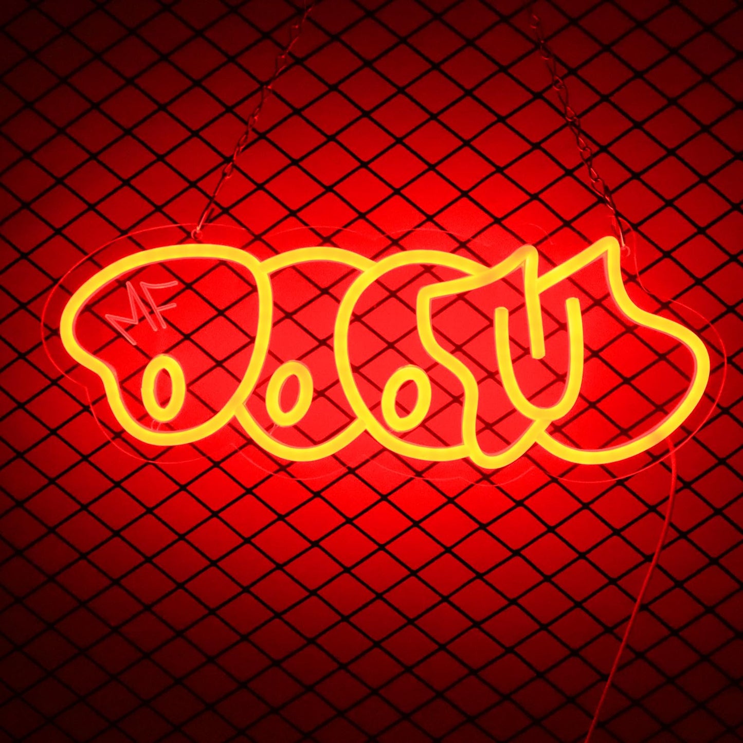 Fuendkf Mf Doom Neon Signs For Wall Decor  Dimmable Music And Rap Lovers Neon Lights For Hip Hop Fans Best Gifts  Usb Power Doom Led Lights For Man Cave  Music Bar And Bedroom Art Wall Decor