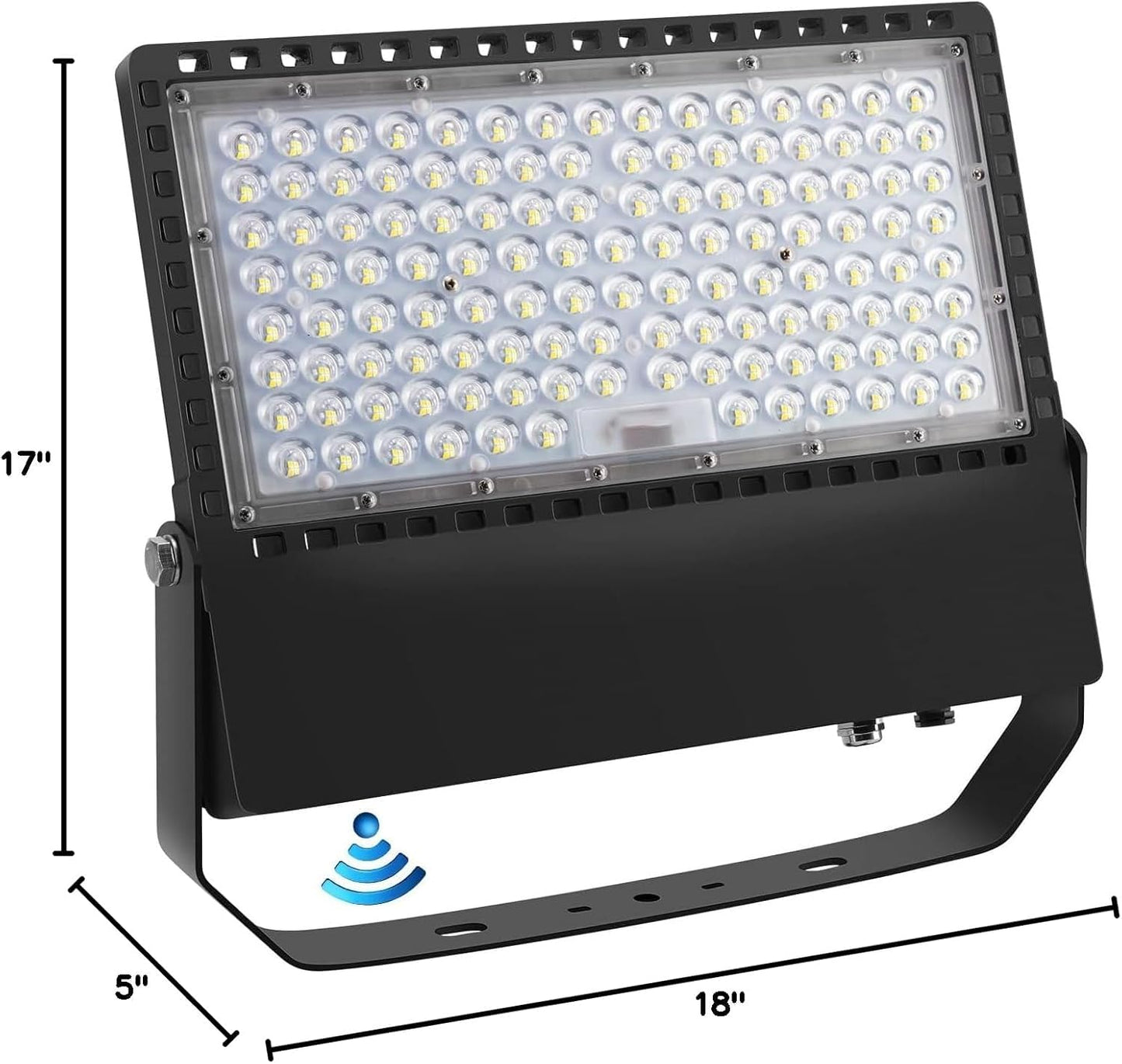 Juyace 240W Led Flood Light Dusk To Dawn Outdoor Lighting 5000K Ip65 For Commercial Building Parking Lot Farm Yard