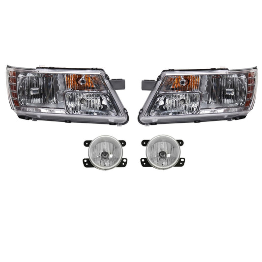 Trq Lighting Kit Ch2502222 Ch2503222 Ch2590109 Compatible With 2009 Dodge Journey