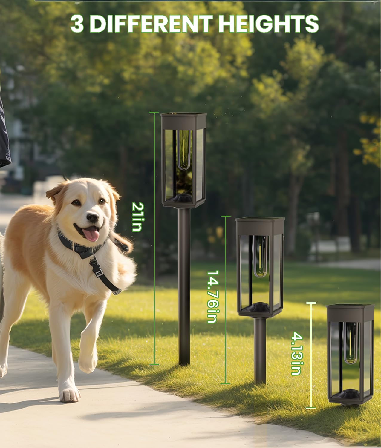 Bitpott Bright Solar Pathway Lights Outdoor Waterproof Ip65  8 Pack Auto On/Off Solar Outdoor Lights For Path  Yard  Landscape  Lawn  Patio  Walkway  Driveway  Garden Decor Lighting Solar Powered