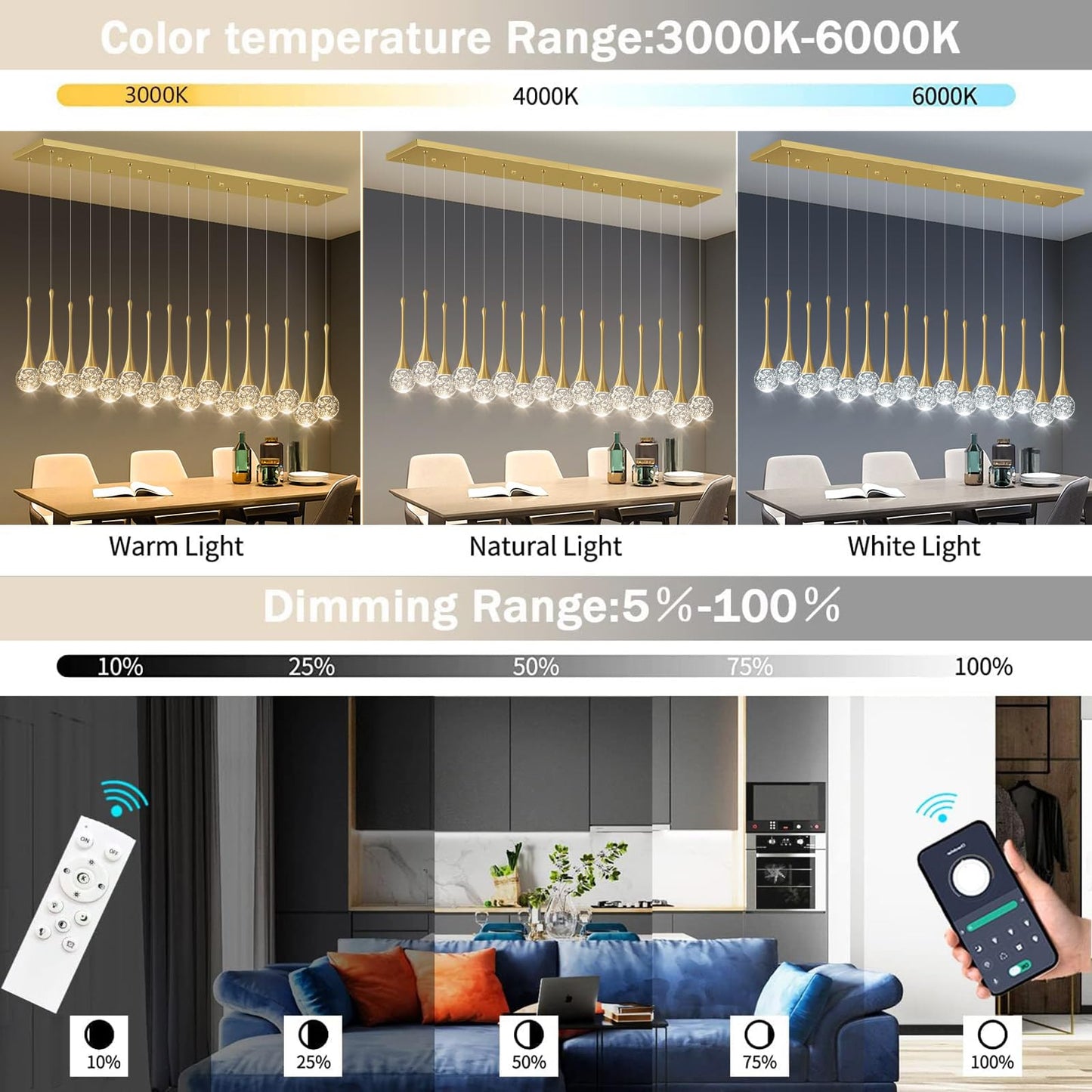 16 Lights Modern Glam Crystal Chandelier For High Ceiling Led Dimmable Pendant Light For Staircase Foyer Enterway Living Room Chandelier Lighting Gold