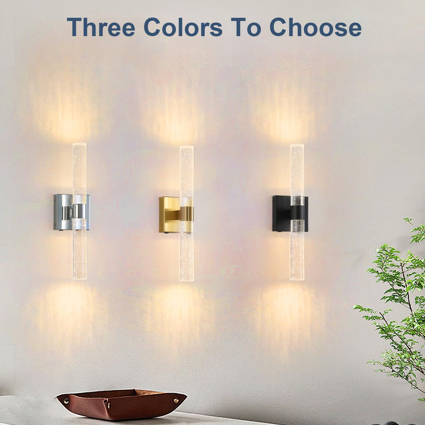 Hongren 17 Inch Chrome Battery Operated Wall Sconces Set Of Two Rechargeable Battery Powered Wall Light With Remote Control Led Dimmable Lamp Fixtures For Living Room Bedroom Hallway (2 Pack)