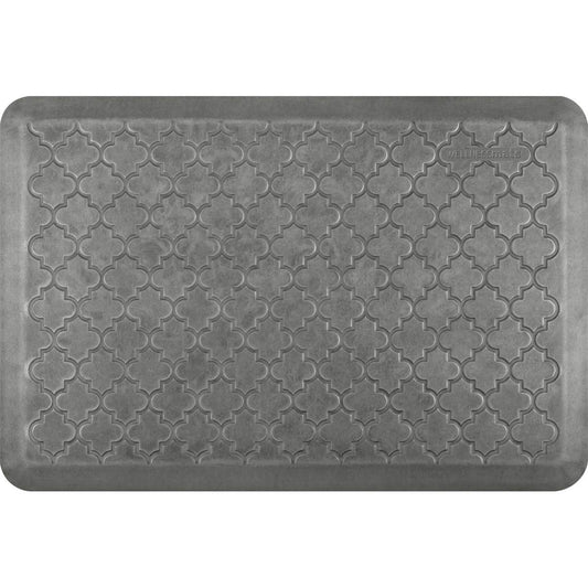 WellnessMats Trellis Collection Anti-Fatigue Floor Mat, Polyurethane – Ergonomic Support Pad for Home, Kitchen, Garage, Office Standing Desk – Water Resistant - Made in USA