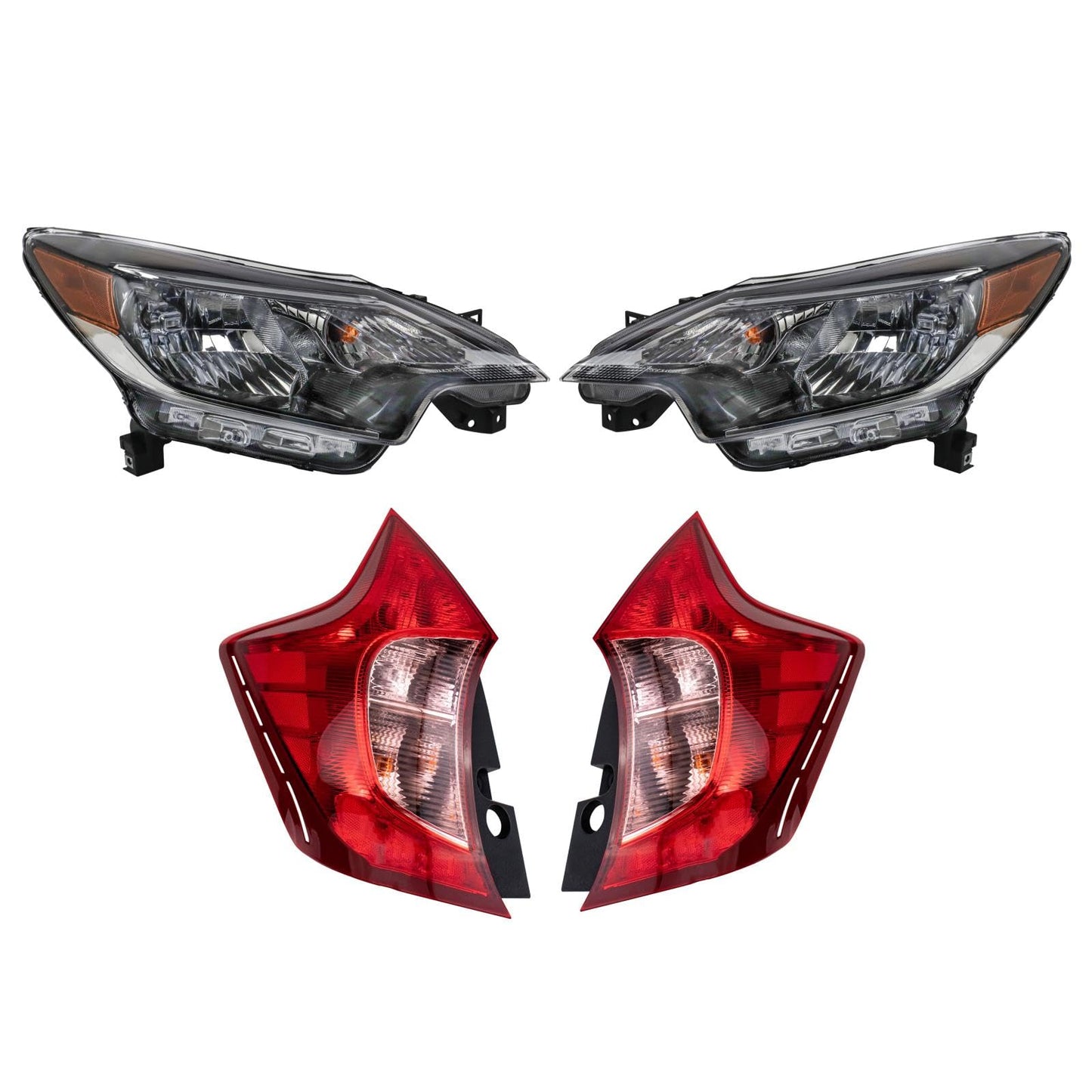 Trq Lighting Kit Ni2502257 Ni2503257 Ni2800200 Ni2801200 Compatible With 2017-2019 Nissan Versa Note