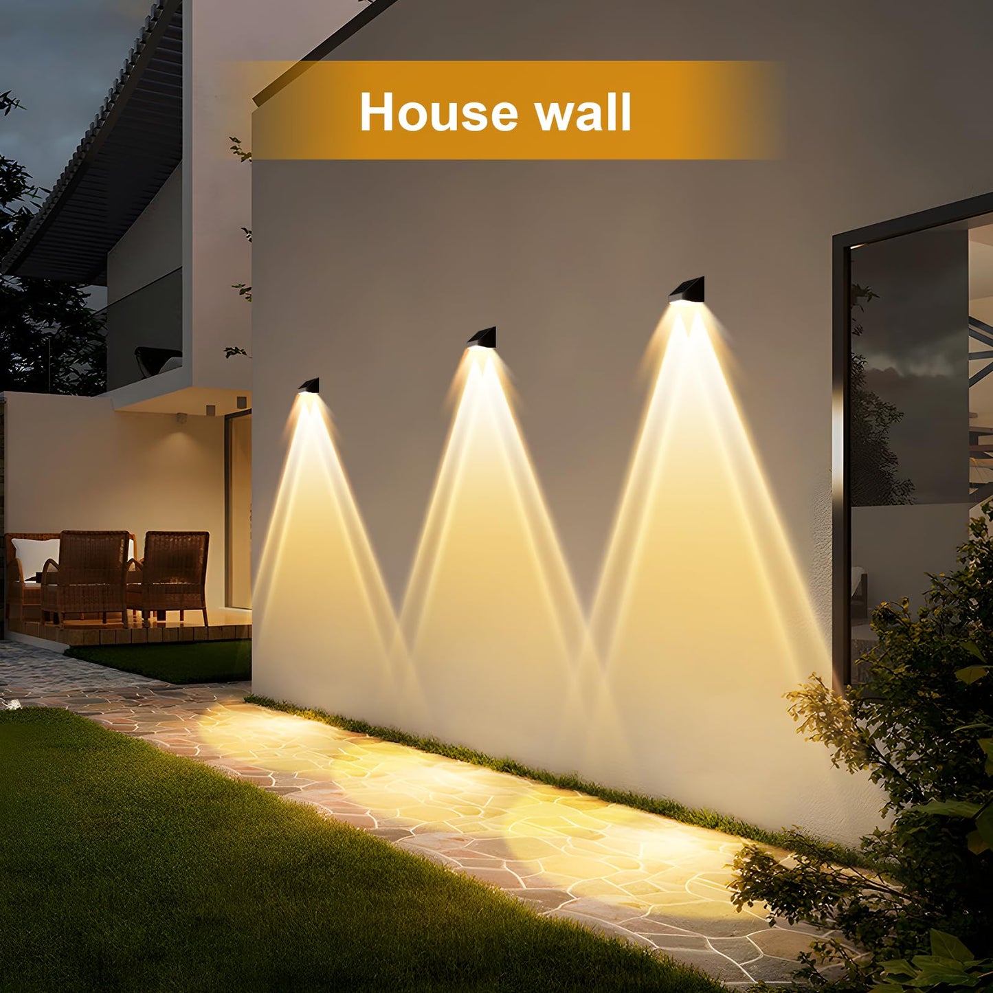 Super Long Lasting Solar Fence Lights Outdoor Deck Lights Waterproof Perfect For Winter And Rainy Days Dusk To Dawn High Brightness Solar Lighting For Wall Stair Yard Patio Backyard(18 Pack Brown)
