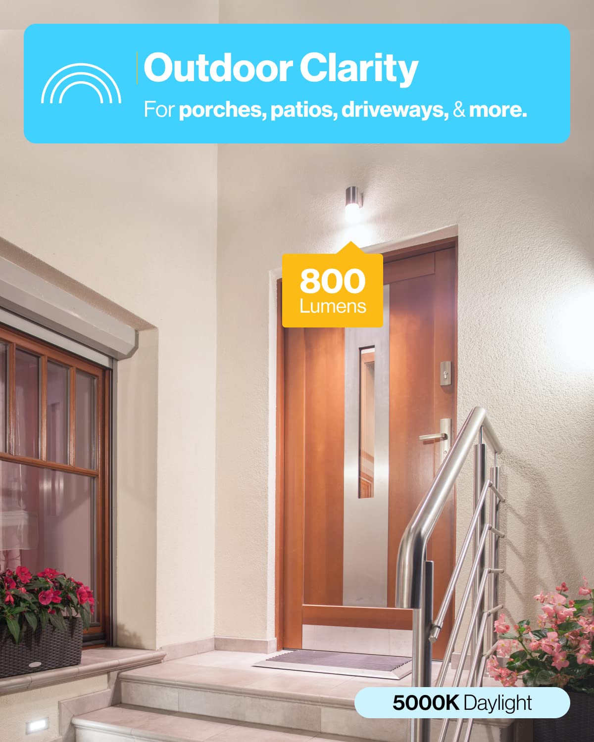 Sunco 36 Pack Dusk To Dawn Led Outdoor Light Bulb A19  Photocell Automatic For Exterior Lighting  800 Lm  9W (60W Eqv.)  5000K Daylight  Auto On/Off Sensor  Ip65 Rated Ul
