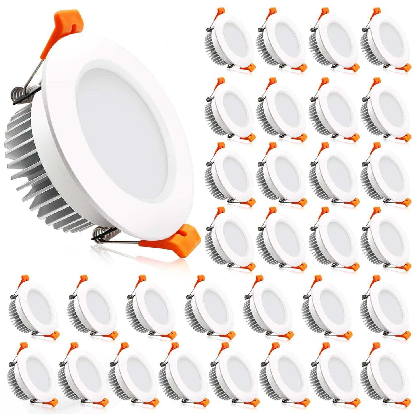2 Inch Led Downlight  32 Pack Recessed Lighting Dimmable Ceiling Light  3W  3000K Warm White  Cri80 With Led Driver(35W Halogen Equivalent)