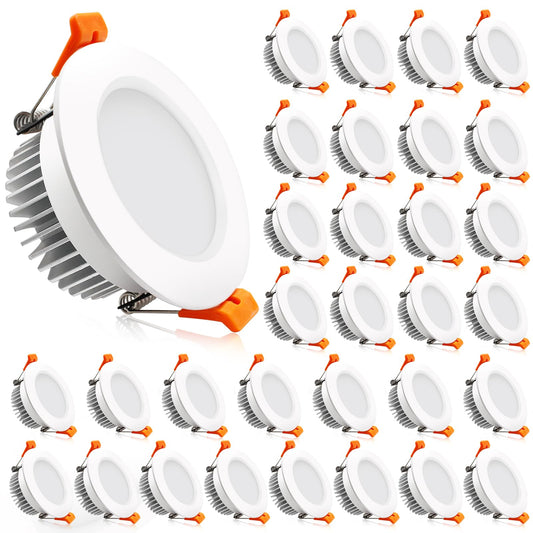 2 Inch Led Downlight  32 Pack Recessed Lighting Dimmable Ceiling Light  3W  2700K Ultra Warm White  Cri80 With Led Driver(35W Halogen Equivalent)
