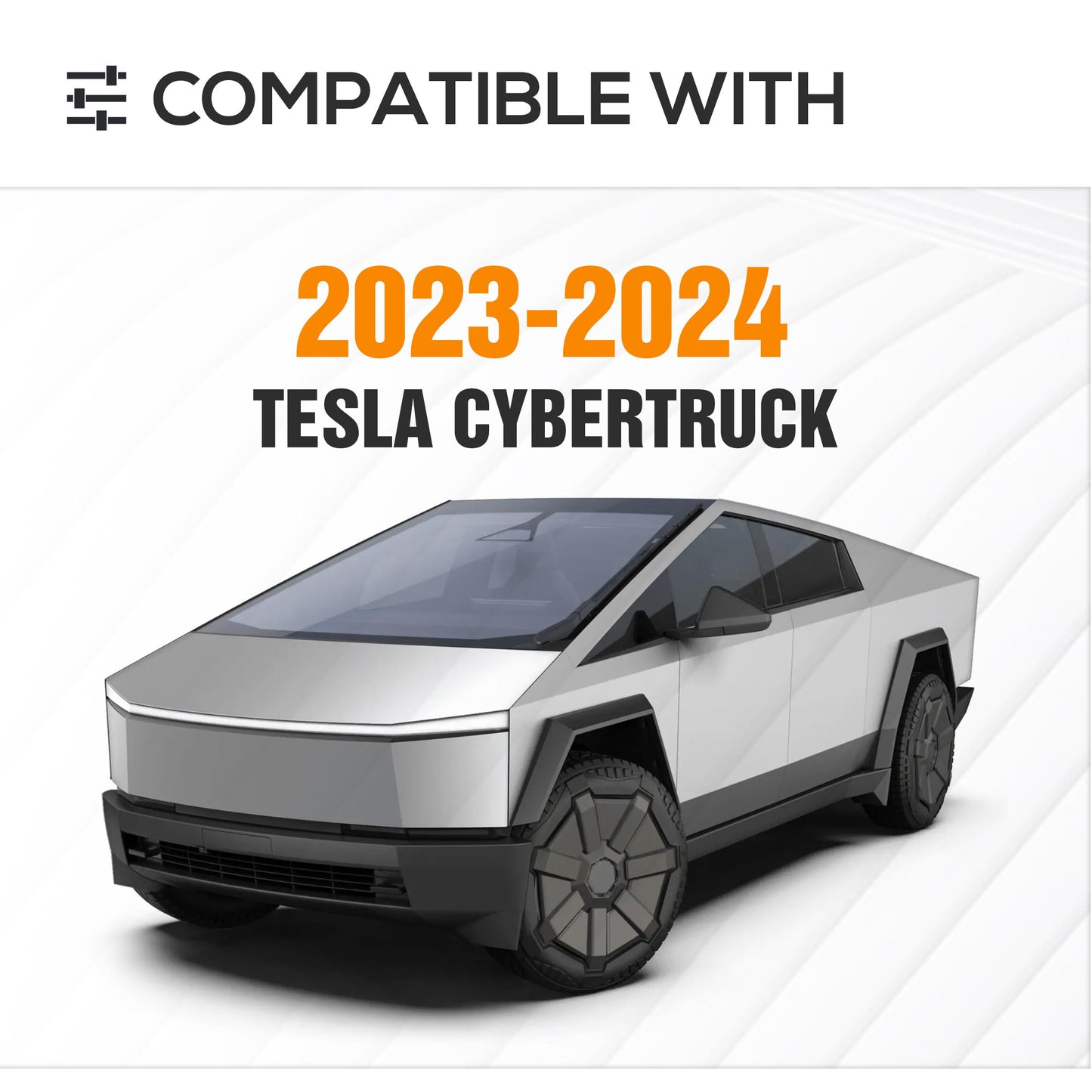 YZONA Truck Bed Molle Panel Compatible with 2024 2025 Tesla Cybertruck Metal Molle Panel Aluminum Material Compatible with Tesla Cybertruck Accessories (2-Pcs)