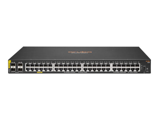 Aruba A Hewlett Packard Enterprise Company 6100 48G Class4 Poe 4Sfp+ 370W Switch - Jl675A#Aba Us Localization/Cord