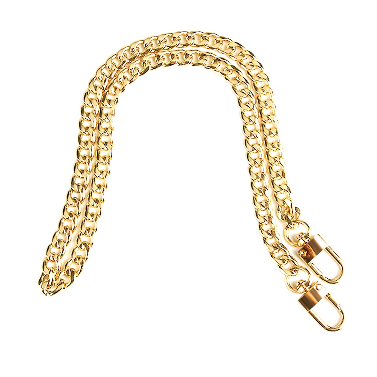 SEAVILIA Handmade DIY 26" Gold Purse Chain Straps Accessories – Replacement Crossbody & Shoulder Straps for Bag Making