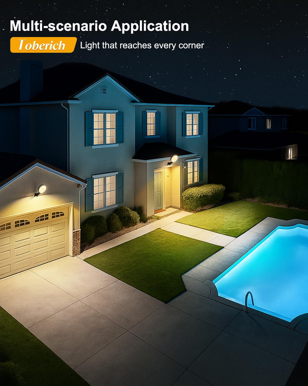Toberich Led Barn Light  150W 20000Lm Yard Area Lights Dusk To Dawn Outdoor Lighting With Photocell 3000K Warm White Adjustable Angle Ip66 Waterproof Street Lights For Security/Farmhouse/Garage