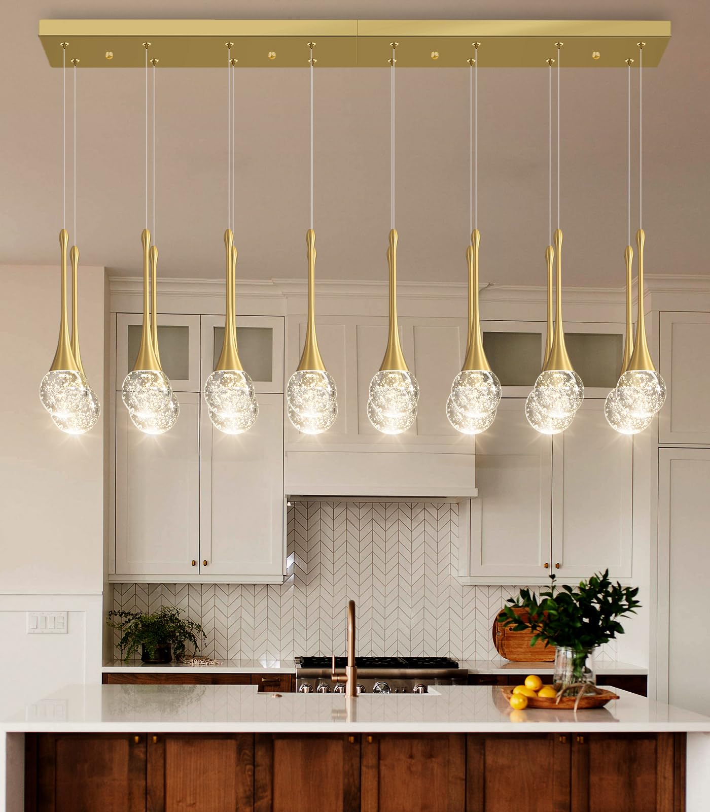 16 Lights Modern Glam Crystal Chandelier For High Ceiling Led Dimmable Pendant Light For Staircase Foyer Enterway Living Room Chandelier Lighting Gold