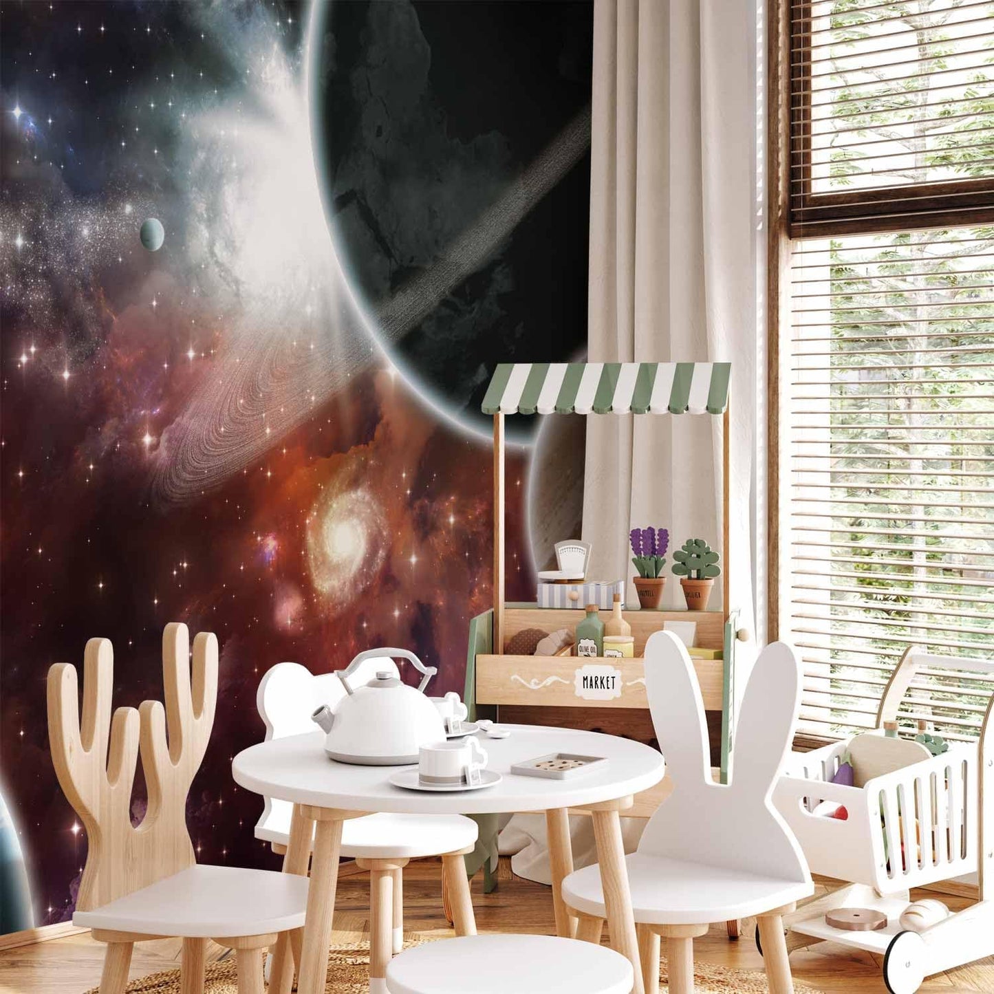 artgeist Wall Mural Cosmos Galaxy 79x55 in - XXL Non-Woven Wallpaper Fleece Wall Decor Photo Print Picture Image Design Home 10110905-32