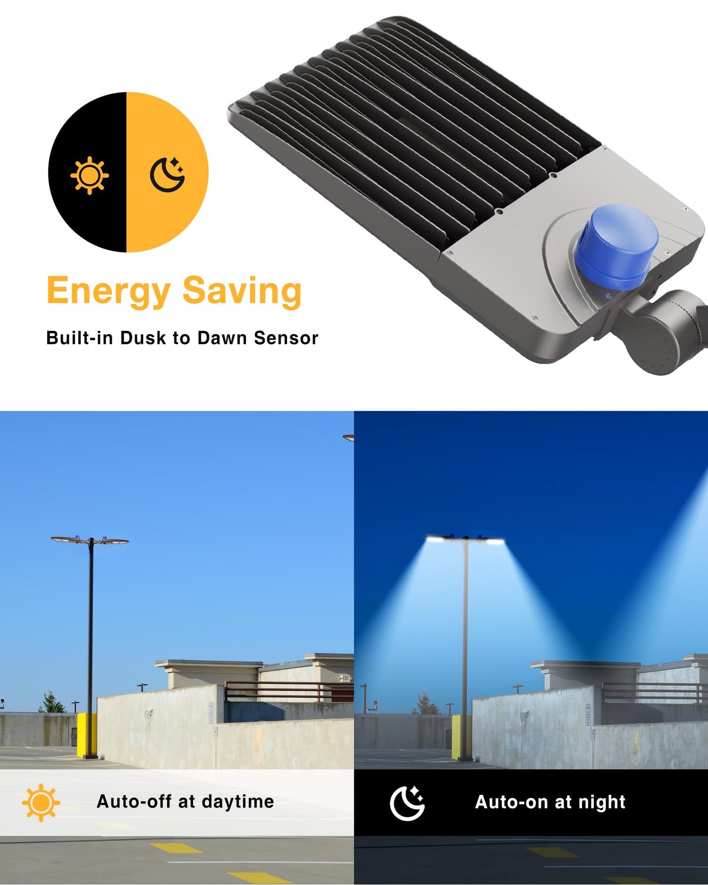 Jc-Lgl 400W Led Parking Lot Lights 2 Pack  56000Lm 5000K Daylight  Ip65 Waterproof  0-10V Dimmable  Ul & Etl Certified  Commercial Outdoor Lighting For Parking Lots  Stadiums  And Streets