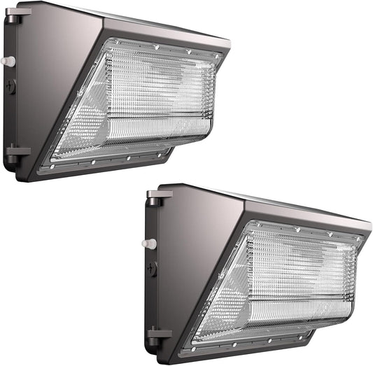 Lightdot 2Pack 250W Led Wall Pack Lights  100-277V Dusk To Dawn Photocell | 37500Lm(150Lm/W) 5000K Ip65 Outdoor Exterior Lighting Fixture  Energy Saving  Etl | 5-Yrs Warranty(Height:20~40Ft)