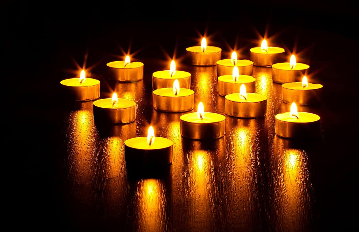 OHR CANDLES Tealight Candles 400 Pack Unscented White Wax 4 Hour Burn Time Model 28088