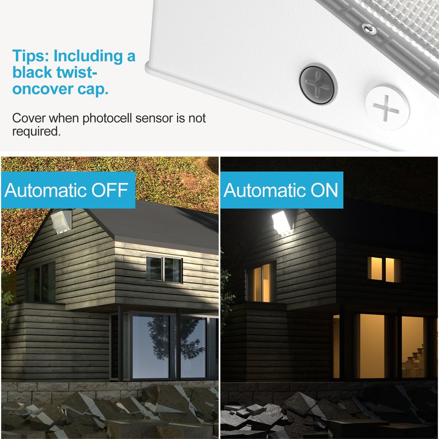 Lightdot 6Pack 200W Led Wall Pack Lights  100-277V Dusk To Dawn Photocell  30000Lm(150Lm/W) 5000K Ip65 Waterproof Outdoor Exterior Lighting  Energy Saving  Etl | 5-Year Warranty(Height:15~30Ft)