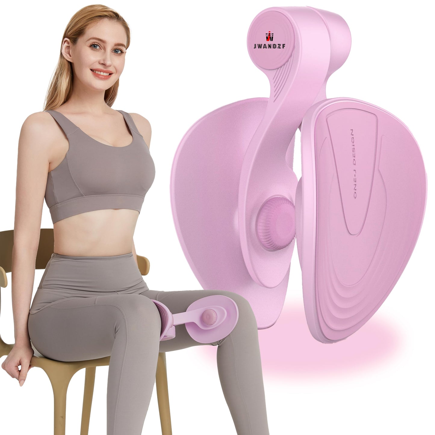 Kegel Sports Products/Thin Leg Artifact/Thigh Trainer/Pelvic Floor Muscle Trainer/Inner Thigh Toner/Postpartum Rehabilitation Pelvic Floor/Family Fitness Sports Equipment (Blue)