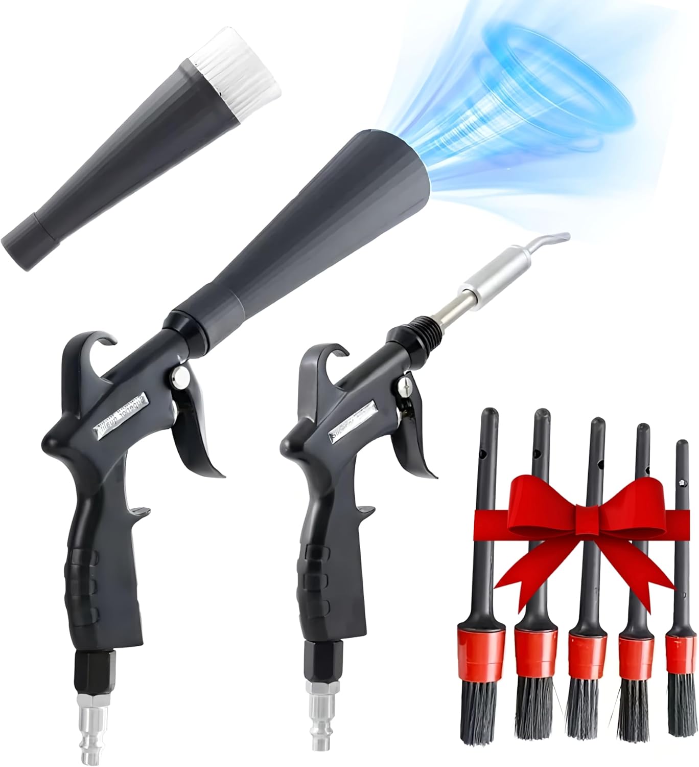 Tornado Detailing Car Cleaning Gun with Metal Nozzle | Interior Drying Air Blower | High Pressure Blower Gun | A Car Detailing Tools for Swiftly Removing Dirt and Dust with Air Flow