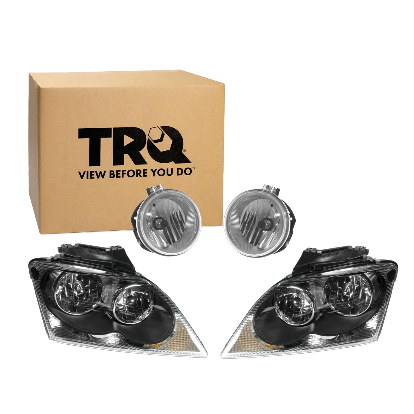 Trq Lighting Kit Ch2502168 Ch2503168 Ch2592126 Ch2592137 Compatible With 2005-2006 Chrysler Pacifica