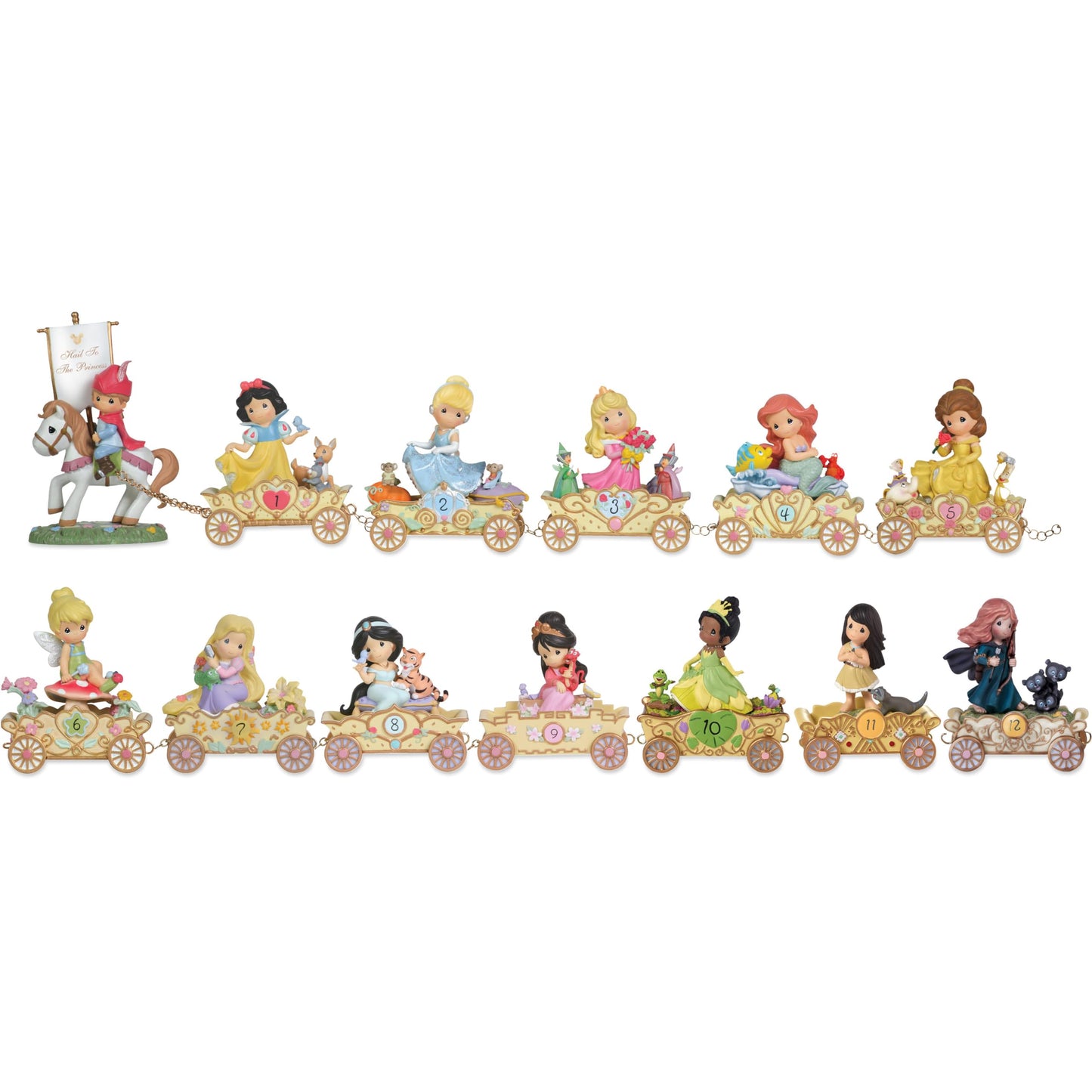 Precious Moments Disney Birthday Parade Figurine – Snow White Age 1 – Giftable Collectible for Baby Girl’s First Birthday – Hand-Painted Resin Keepsake, 104403
