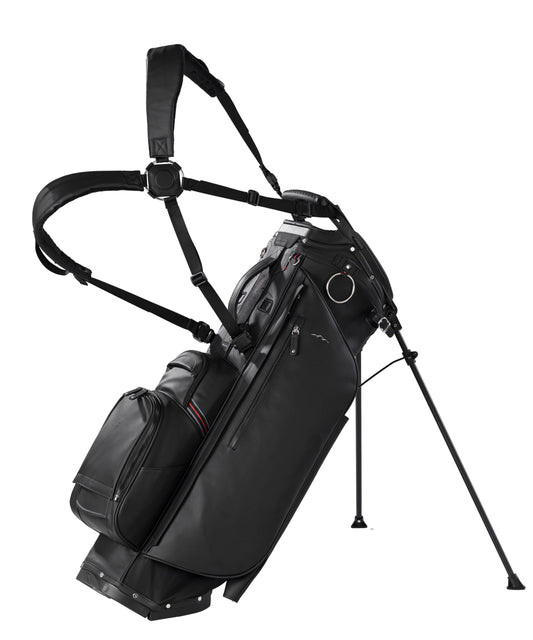 Sun Mountain Men's Matchplay LS Lightweight Stand Golf Bag 14-Way Top - 9 Pockets, Dual Strap System, Push & Electric Cart Compatible Compression Base, 2025 Model - Black