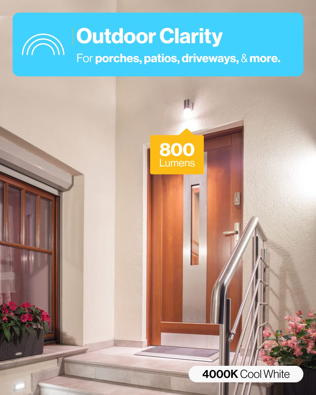 Sunco 24 Pack Dusk To Dawn Led Outdoor Light Bulb A19  Photocell Automatic For Exterior Lighting  800 Lm  9W (60W Eqv.)  4000K Cool White  Auto On/Off Sensor  Ip65 Rated Ul.