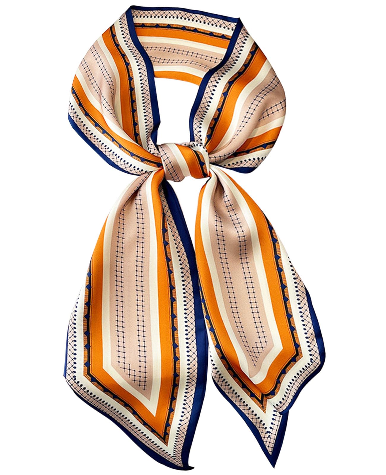 Head Scarf Hair Neck Scarves For Women Purse Bag Scarfs For Handbags Silky Long Thin Satin Headscarf Fashion