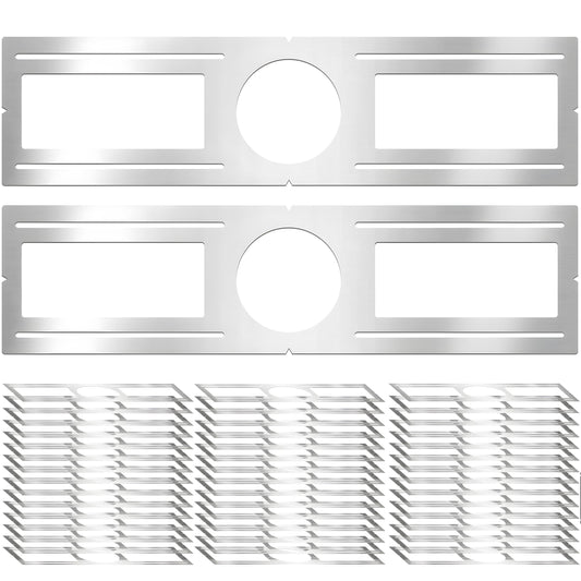 New Construction Mounting Plate  4 Inch  Led Recessed Lighting Housing Kits  Flat Steel Rough In Bracket Fixture For Led Light Bar  12Pc Shallow Recessed Lighting Housing Plate