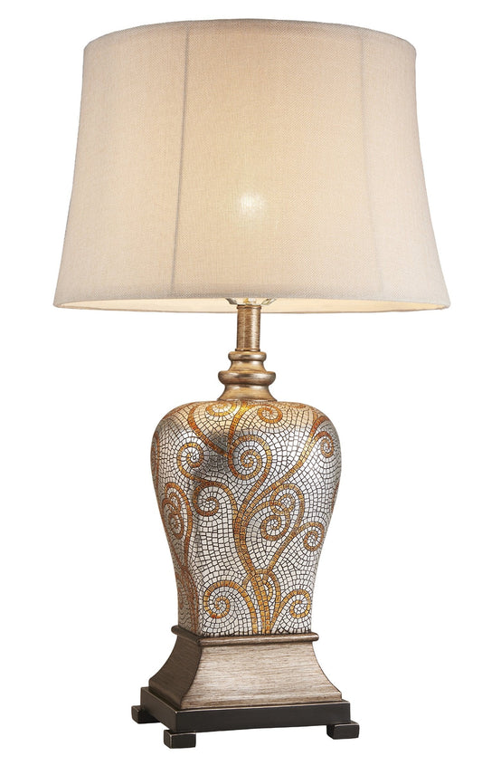 OK Lighting Theos Table Lamp 30.25in H Resin Bronze Model OK-4286T