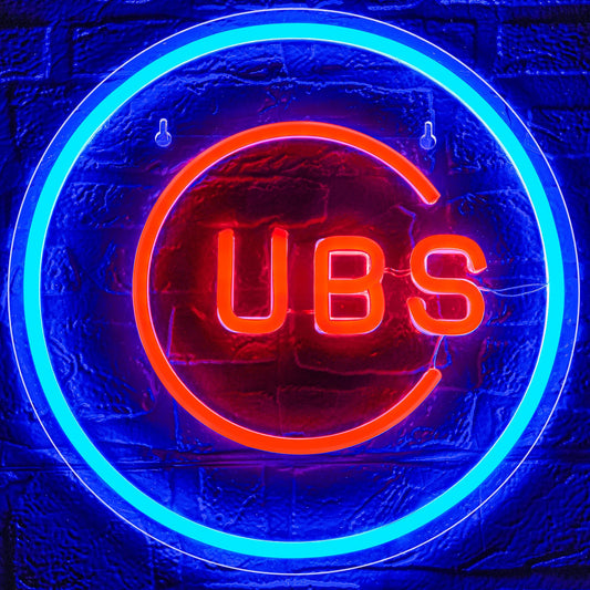 Baseball Neon Sign For Wall Decor Baseball Neon Light For Man Cave Team Logo Led Sign For Club Bar Party Dorm Bedroom Game Room Decor Birthday Gifts For Men Size12*12In(Zyld060)