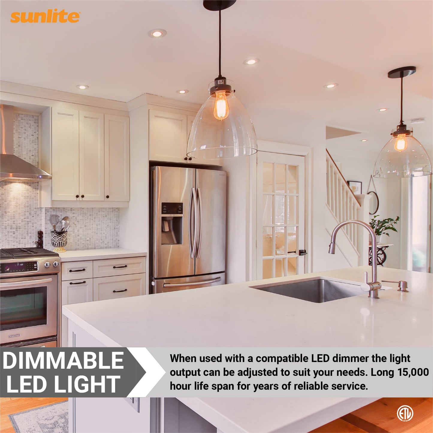 Sunlite LED S14 Filament String Light Bulb, 2W (25W Equivalent), 200 Lumens, Dimmable, 2700K Warm White, 12 Count, Medium