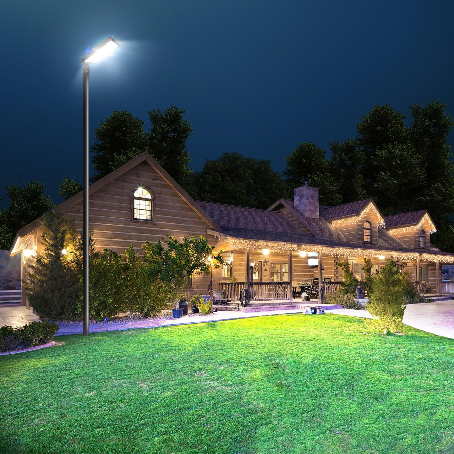 Biritalo 350W Led Parking Lot Light Outdoor:Arm Mount 52500Lm Super Bright Dusk To Dawn Led Shoebox Lighting Commercial 5000K 100-277V Ip65 Waterproof Wall Floodlights For Park Stadium Barn Yard