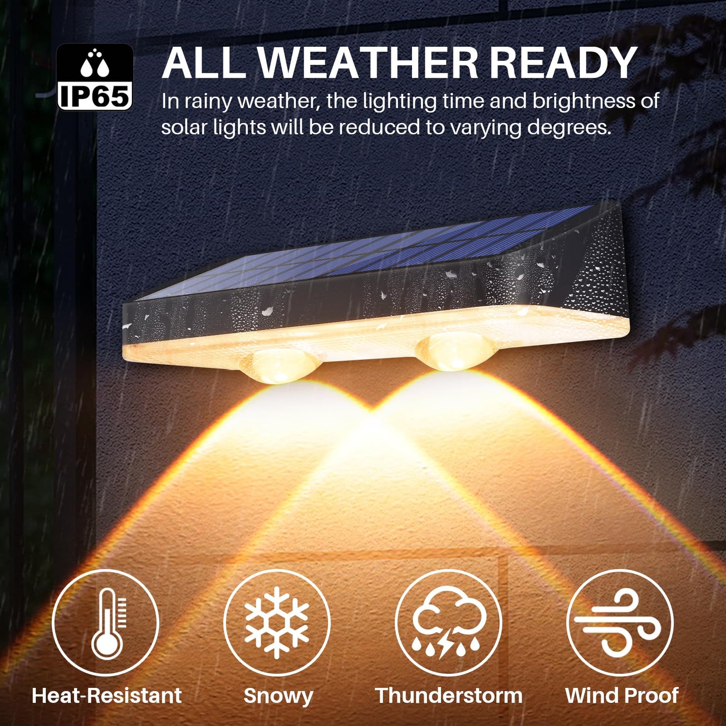 Xmnsoly Solar Powered Outdoor Lights 8 Pack  3 Modes Bright Led Lens Downlights Waterproof 3000/4000/6000K Dusk To Dawn Deck Lighting For Step  Porch  Mailbox