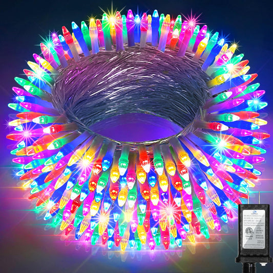 1500Led Christmas Lights Outdoor Use  470Ft 12 Modes Multicolor Led String Lights With Timer Dimmable  Waterproof Christmas Lights For Tree Wedding Xmas Patio Balcony Garden Decor Multicolor