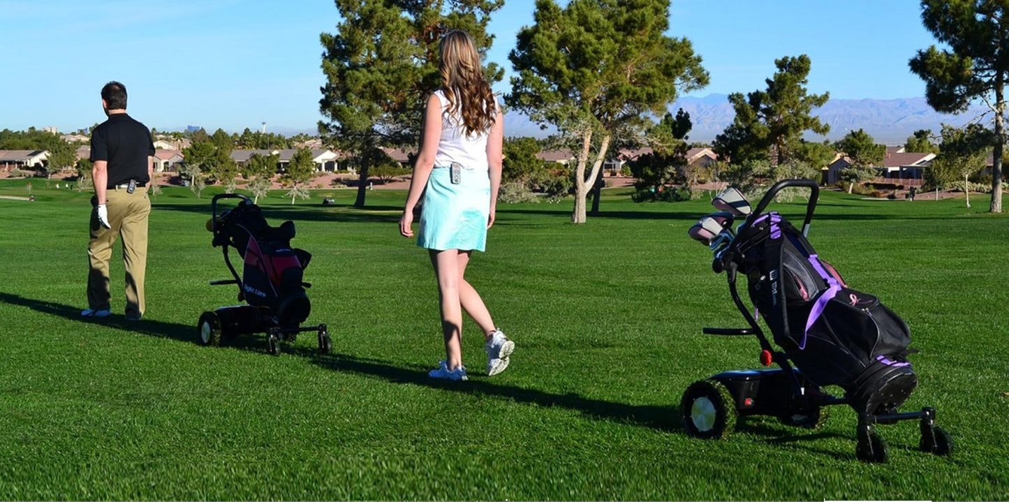 CaddyTrek R2 Electric Golf Follow Cart (Black)
