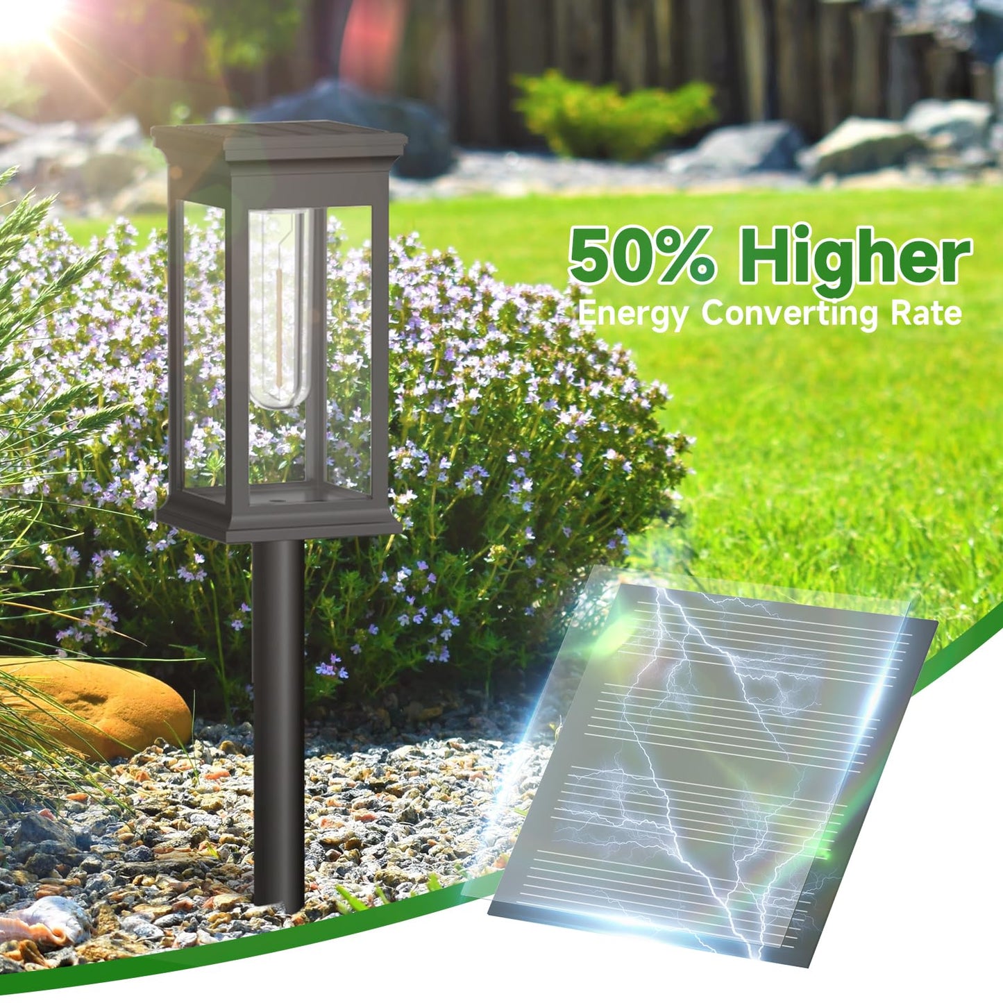 Niows Solar Pathway Lights Outdoor Waterproof - 12 Pack Bright Solar Powered Garden Lights With Auto On/Off  Ip65 Led Landscape Lighting For Walkway Patio Lawn Yard Decor