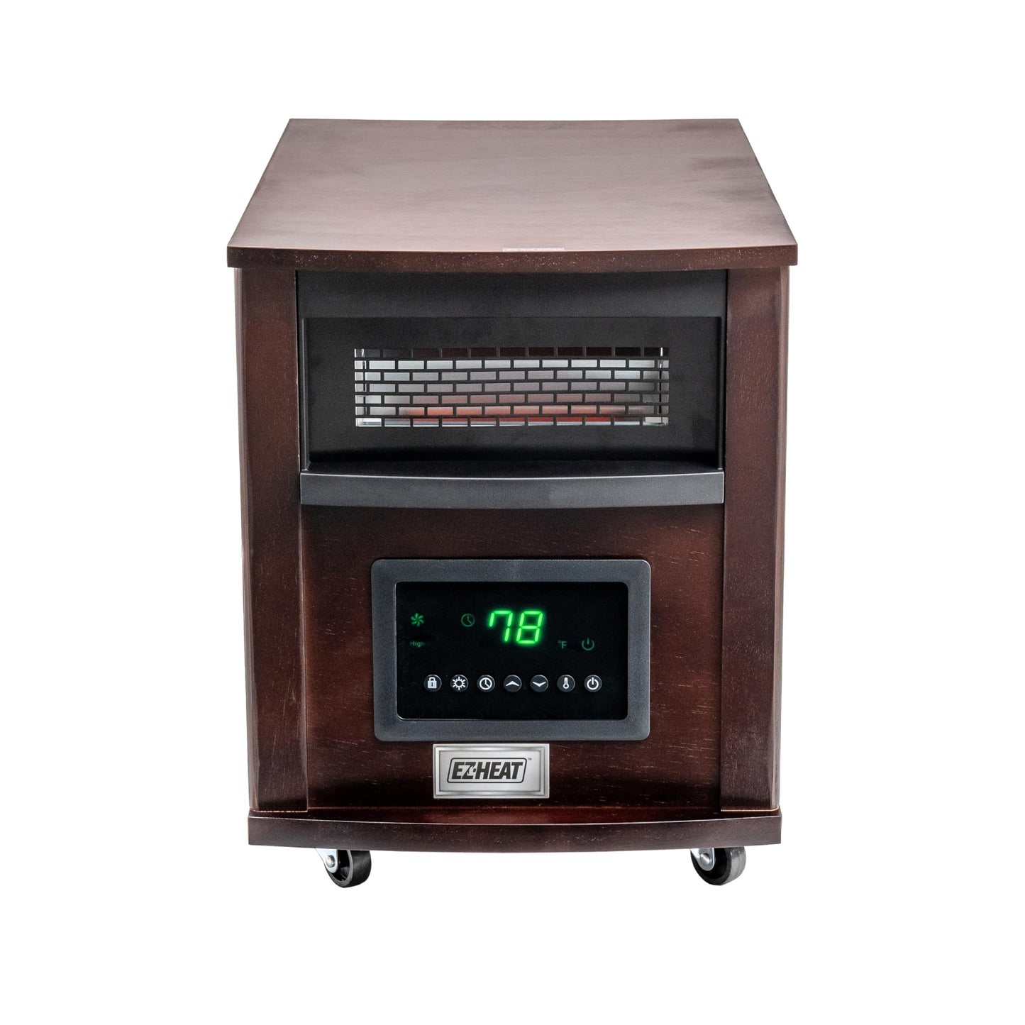 EZ-HEAT 1,500-Watt 18 inch Cabinet Space Heater with Remote Control, USB Charging Ports, Timer Function, Tip Over Switch & Overheat Protection, MT0018N8