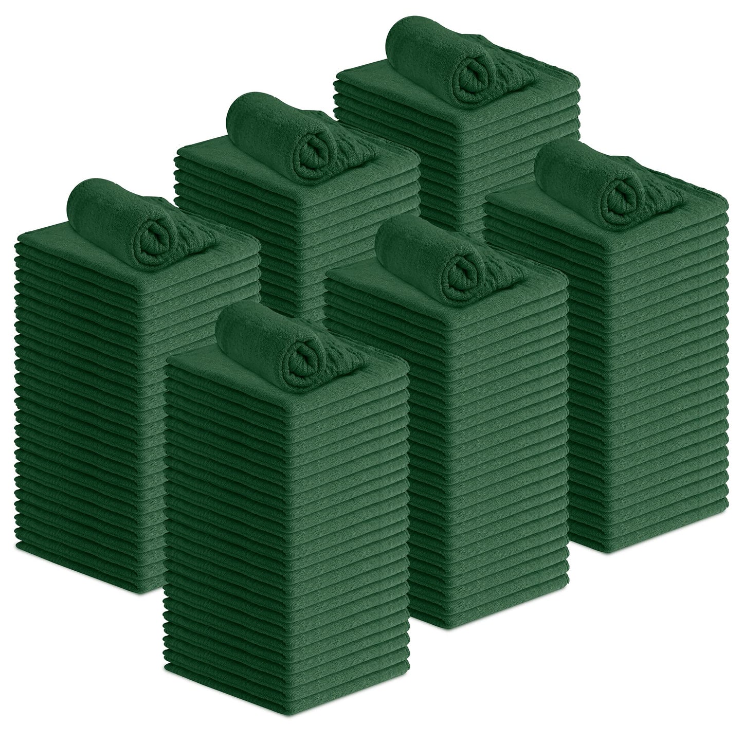 Avalon Towels Cotton Shop Rags – (Pack of 150) Size 12x14 Inches Cleaning Rags – Absorbent Shop Towels and Multipurpose Cleaning Towels for Automobiles, Industries, Garage and Homes (Red)