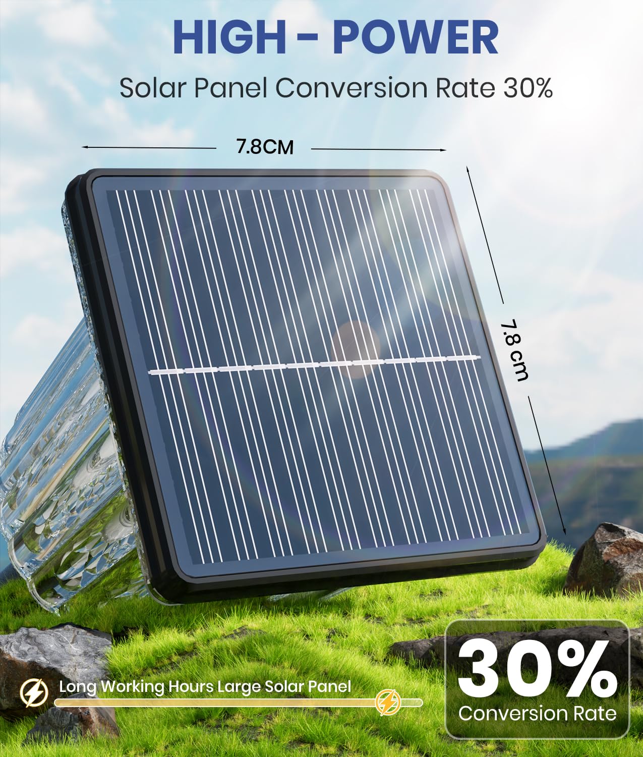 Super Bright Solar Pathway Lights Outdoor Powered Adjustable Warm&Cool White Waterproof Ip65 Garden Decor Landscape Lighting Outside For Yard/Patio/Walkway/Driveway/Landscape (Obsidian Black  6 Pack)