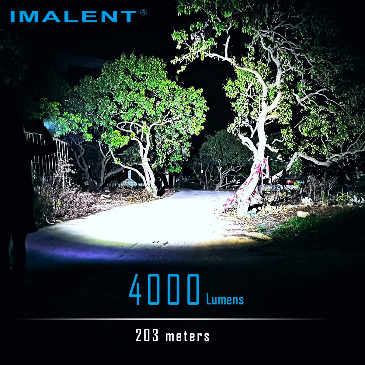 IMALENT LD70 EDC Flashlight, 4000 Lumens, CREE XHP70.2 LED, Aluminum, Small, Gold