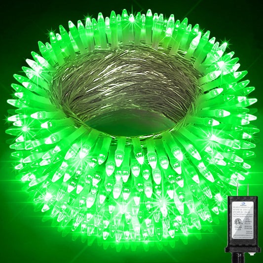 Xikengshq 750Led Christmas Lights Outdoor Use  240Ft 12 Modes Green Led String Lights With Timer Dimmable  Waterproof Christmas Tree Lights For Xmas Patio Yard Fence Balcony Garden Party Decor Green