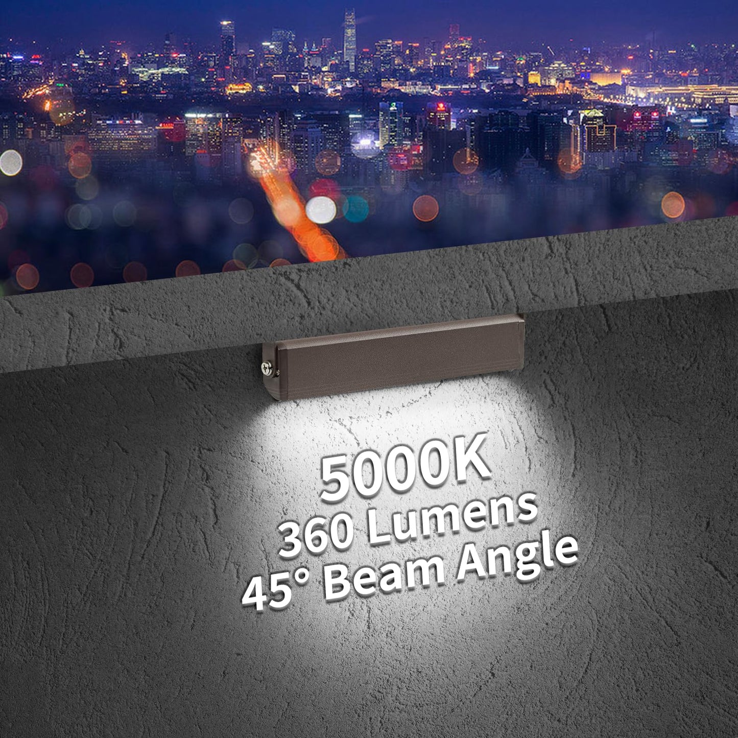 Kwinmyso 12-Packs 3W 7Inch Led Hardscape Paver Lighting 12V Ac/Dc Low Voltage Retaining Wall Lights Landscape Lighting 5000K Daylight White Outdoor Step Lights 50 000 Hours Lifespan
