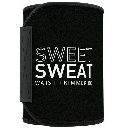 Sports Research® Sweet Sweat Waist Trimmer - Premium Sweat Enhancing Fitness Belt for Women & Men - 5 Adjustable Sizes
