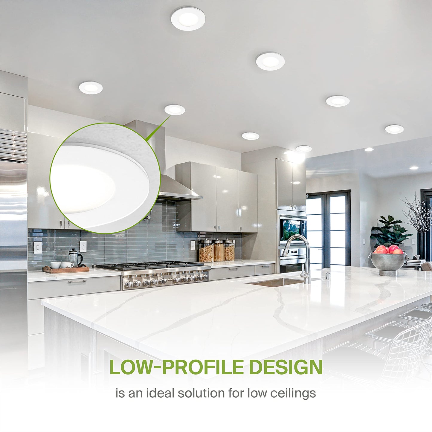 Asd 24 Pack 3 Inch Led Recessed Light 6W  5 Cct 2700K-5000K Cri90+  Ic Rated Ultra Thin Dimmable Ceiling Lights With J Box  Canless Wafer Downlight  Round Slim Panel Lighting  Ul Energy Star  White