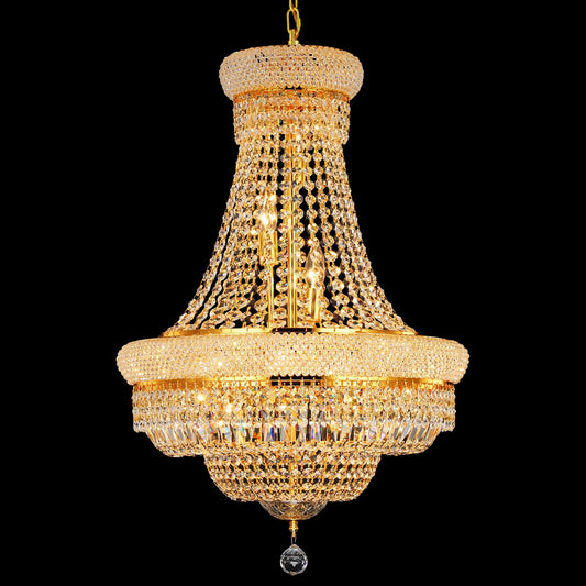 Gifarich Crystal Chandeliers For Dining Room Light Fixture
